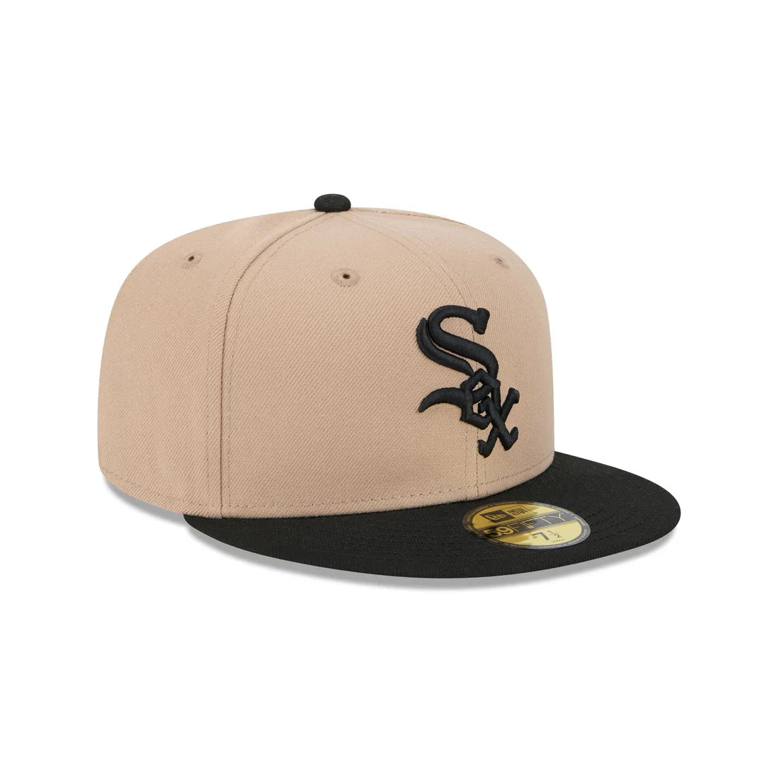 New Era Chicago White Sox 59FIFTY Fitted Hat-Camel product image 1, provided for visual reference and product detail review