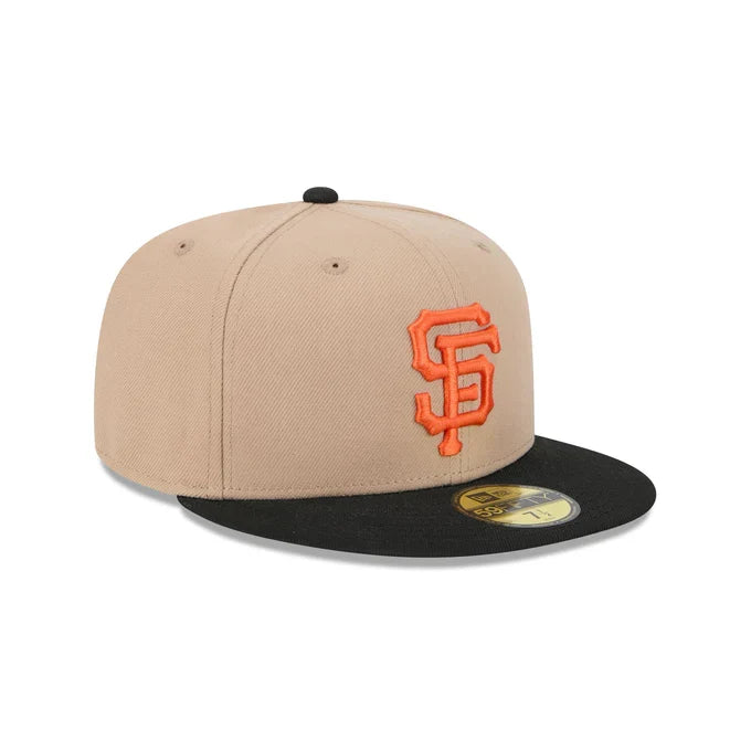 New Era San Francisco Giants 59FIFTY Fitted Hat-Camel product image 1, provided for visual reference and product detail