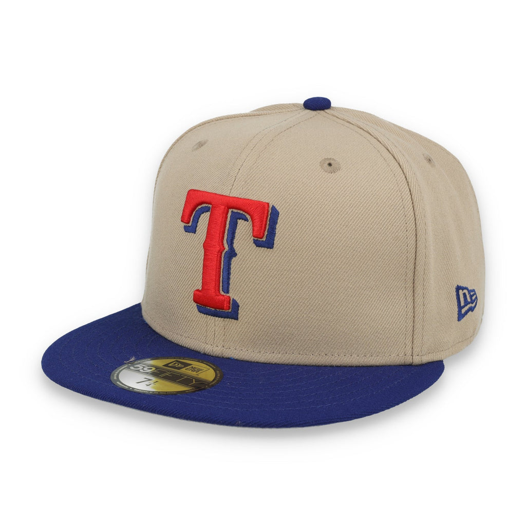 New Era Texas Rangers 59FIFTY Fitted Hat-Camel product image 3, provided for visual reference and product detail review