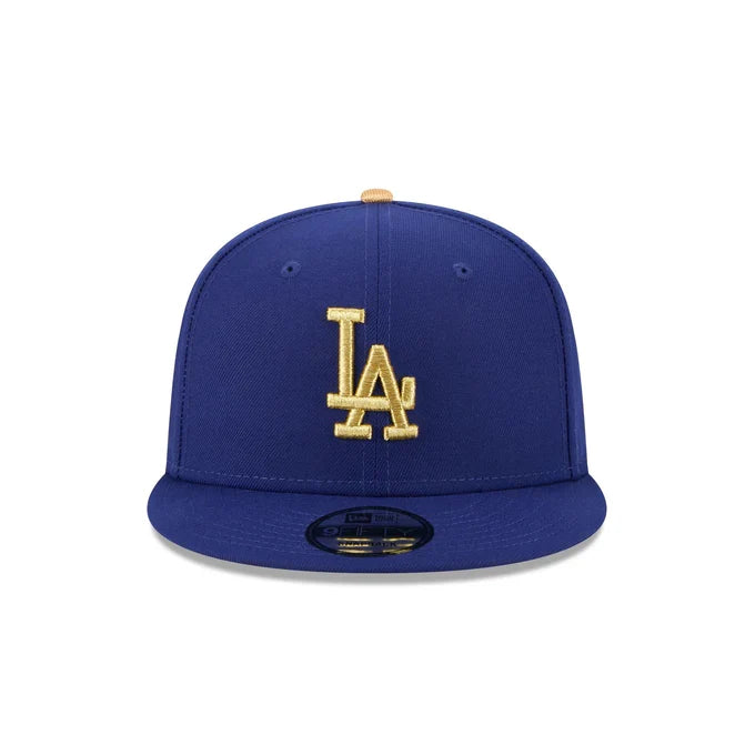 New Era Los Angeles Dodgers 2024 World Series Side Patch 9FIFTY Snapback Hat-Royal/Gold product image 3, provided for visual