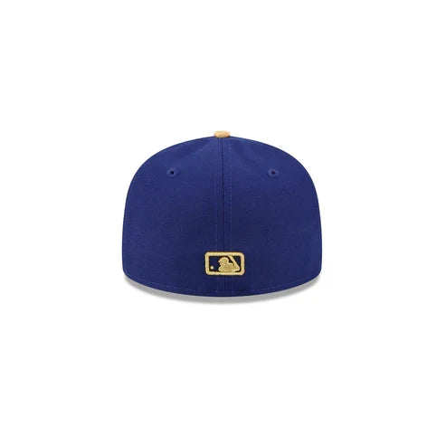 New Era Kids Los Angeles Dodgers 2024 World Series Side Patch 59FIFTY Fitted Hat - Royal/Gold product image 6, provided for
