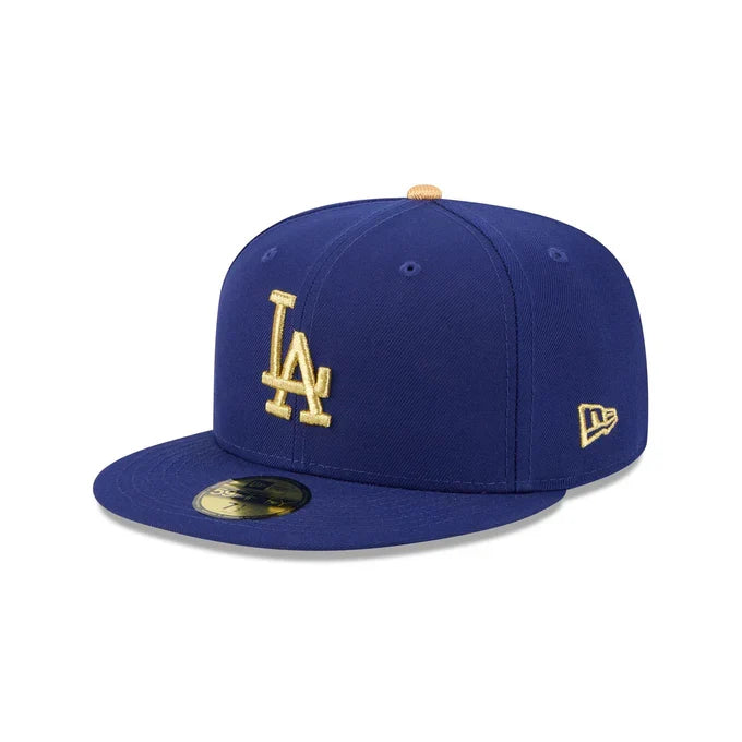 New Era Los Angeles Dodgers 2024 World Series Champions 59FIFTY Fitted Hat-Royal/Gold product image 3, provided for visual