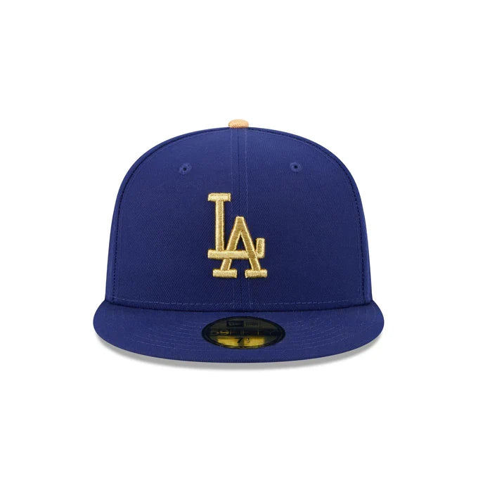 New Era Los Angeles Dodgers 2024 World Series Champions 59FIFTY Fitted Hat-Royal/Gold product image 2, provided for visual