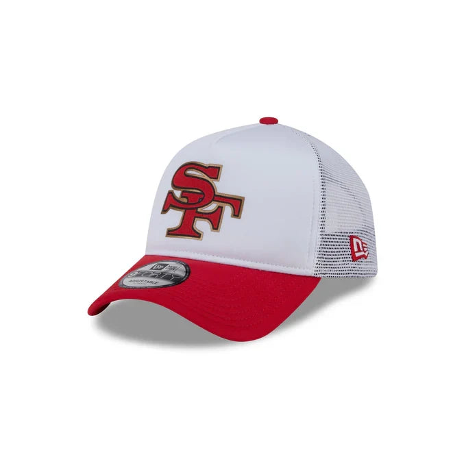 New Era San Francisco 49ers City Originals 9FORTY A-Frame Trucker Snapback Hat product image 5, provided for visual