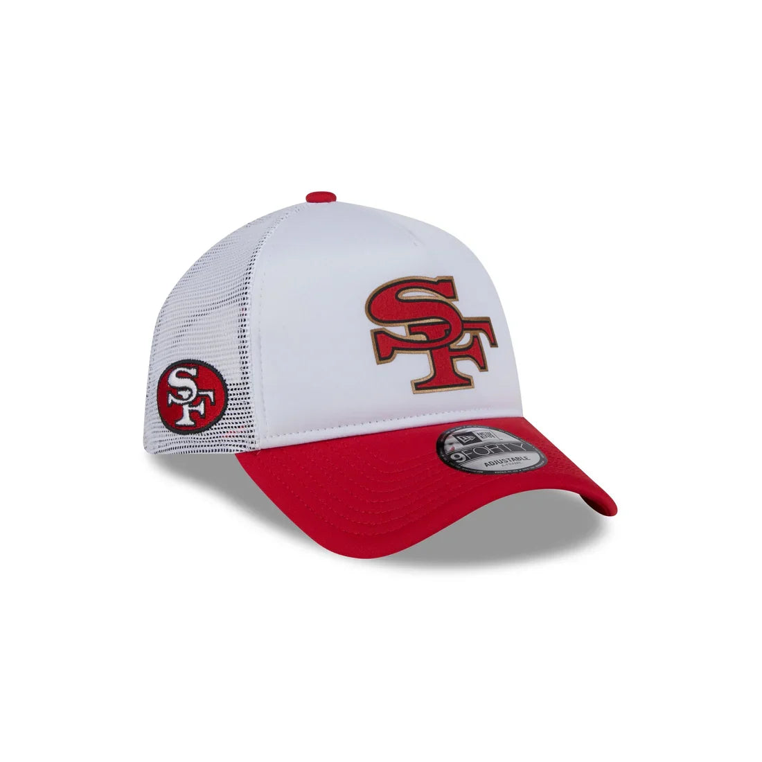 New Era San Francisco 49ers City Originals 9FORTY A-Frame Trucker Snapback Hat product image 1, provided for visual