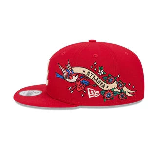 New Era Atlanta Braves City Art 9FIFTY Snapback Adjustable Hat product image 2, provided for visual reference and product