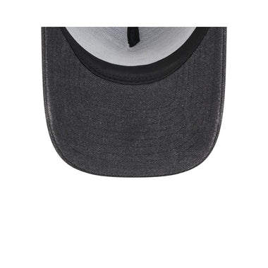 New Era San Diego Padres Logo Essentials A Frame 9FORTY Adjustable Hat-Charcoal Black product image 7, provided for visual