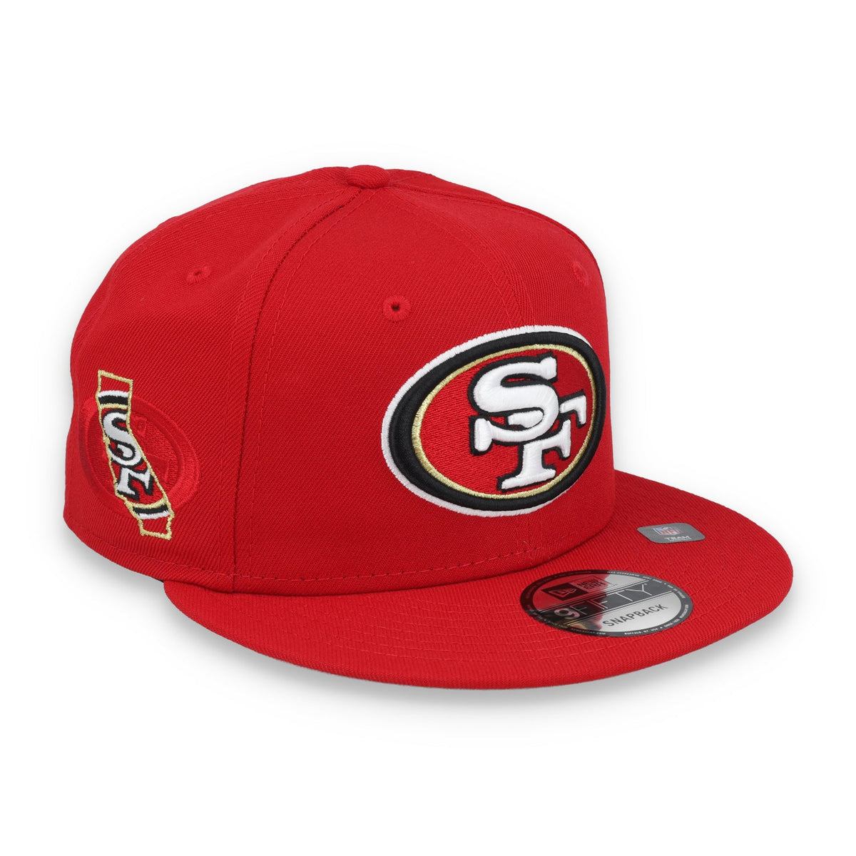 New Era San Francisco 49ers State Outline 9FIFTY Snapback Hat product image 1, provided for visual reference and product