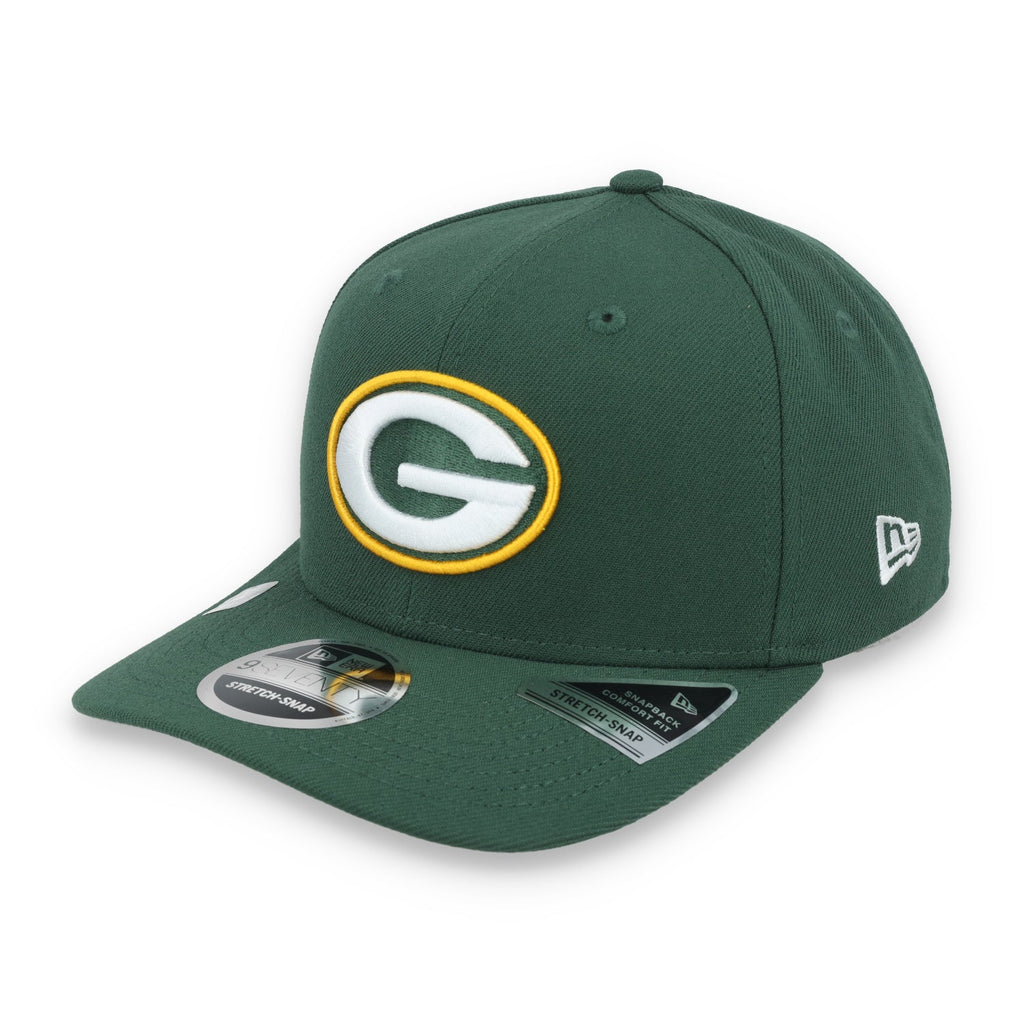 New Era Green Bay Packers 9SEVENTY Strech-Snap Adjustable Hat product image 3, provided for visual reference and product