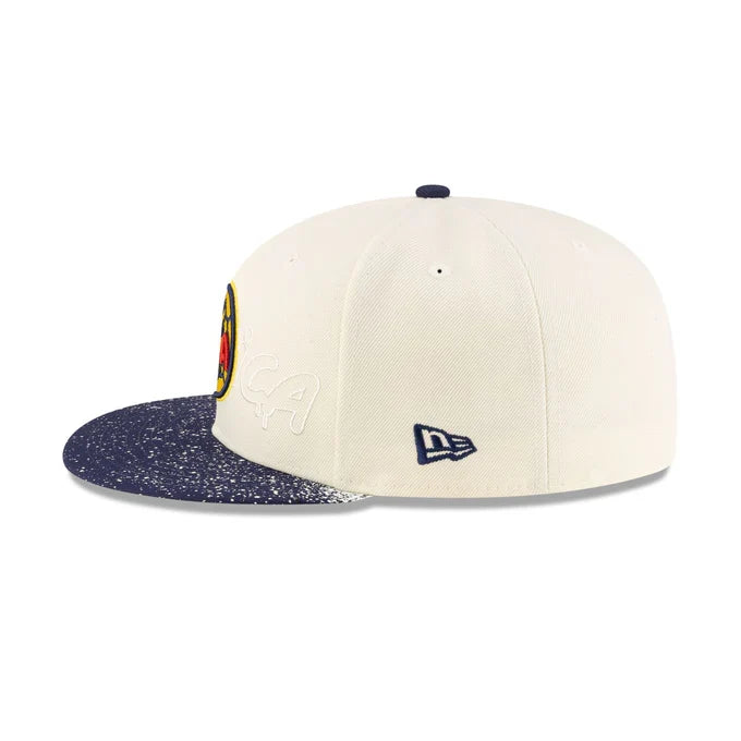 New Era Club America Splattered Visor 59FIFTY Fitted Hat product image 4, provided for visual reference and product detail