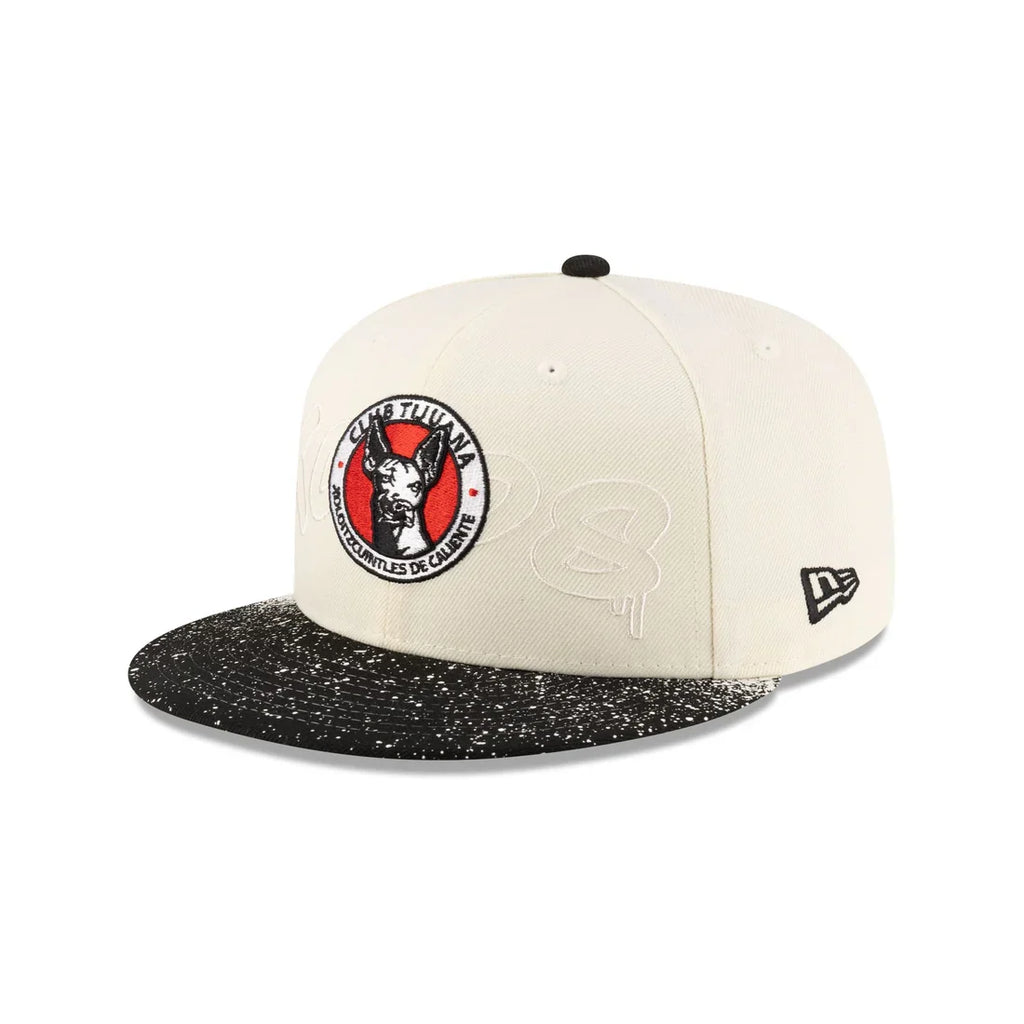 New Era Club Tijuana Splatter Visor 59FIFTY Fitted Hat product image 2, provided for visual reference and product detail