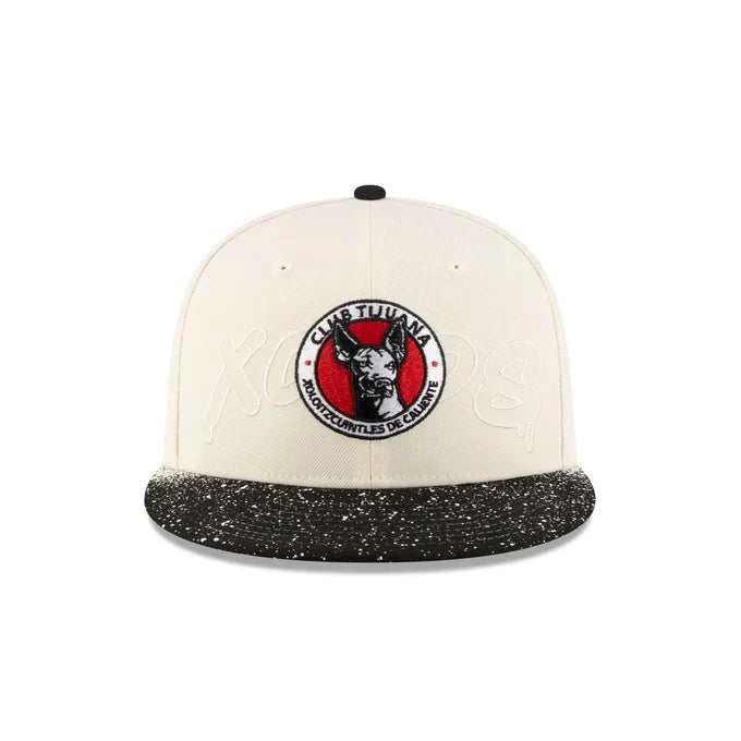 New Era Club Tijuana Splatter Visor 59FIFTY Fitted Hat product image 3, provided for visual reference and product detail