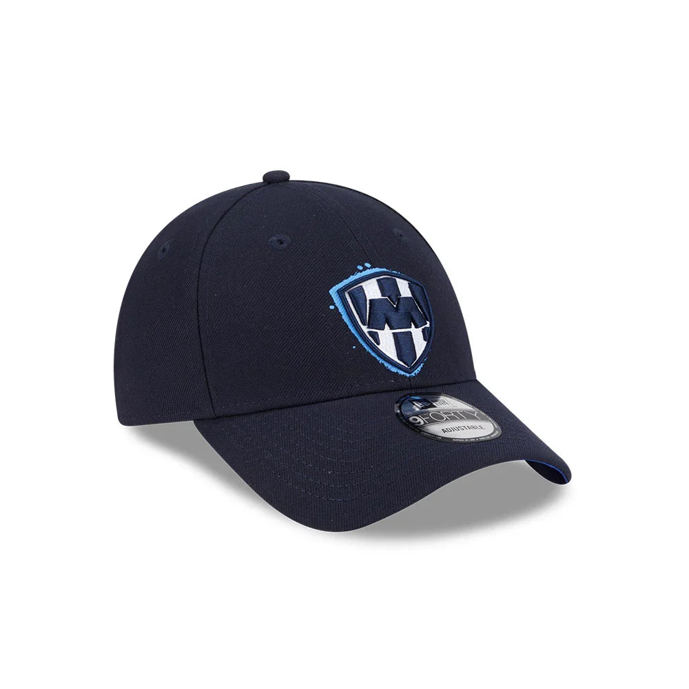 New Era Monterey Spray Logo 9FORTY Adjustable Hat - Navy product image 2, provided for visual reference and product detail
