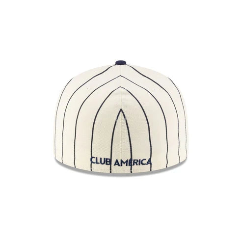 New Era Club America Retro Pinstripe 59FIFTY Fitted Hat product image 6, provided for visual reference and product detail