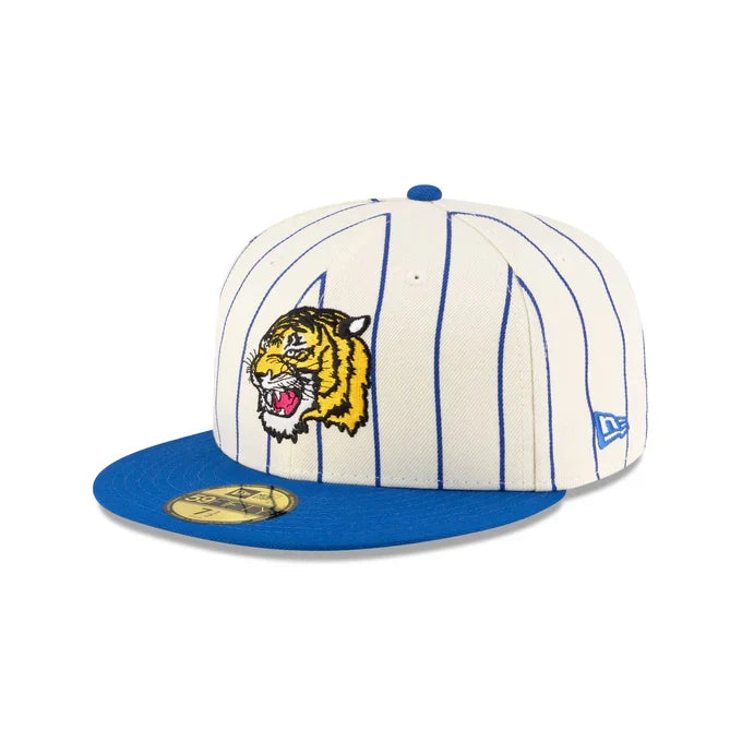 New Era Tigres UANL Retro Pinstripe 59FIFTY Fitted Hat product image 2, provided for visual reference and product detail