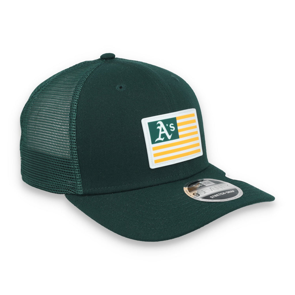 New Era Oakland Athletics Flag Patch 9SEVENTY Stretch-Snap Hat product image 1, provided for visual reference and product