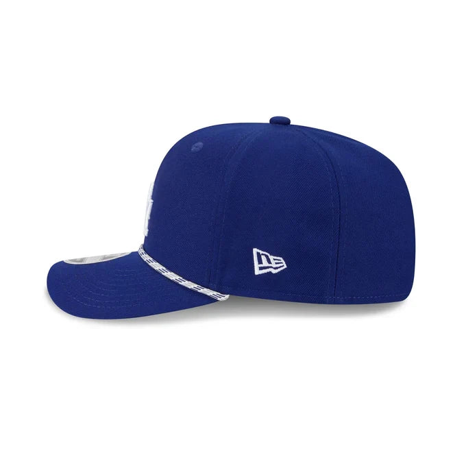 New Era Los Angeles Dodgers Rope 9SEVENTY Stretch-Snap Trucker Hat product image 4, provided for visual reference and