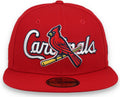 New Era St. Louis Cardinals Overlap 59FIFTY Fitted Hat-Red product image 1, provided for visual reference and product detail