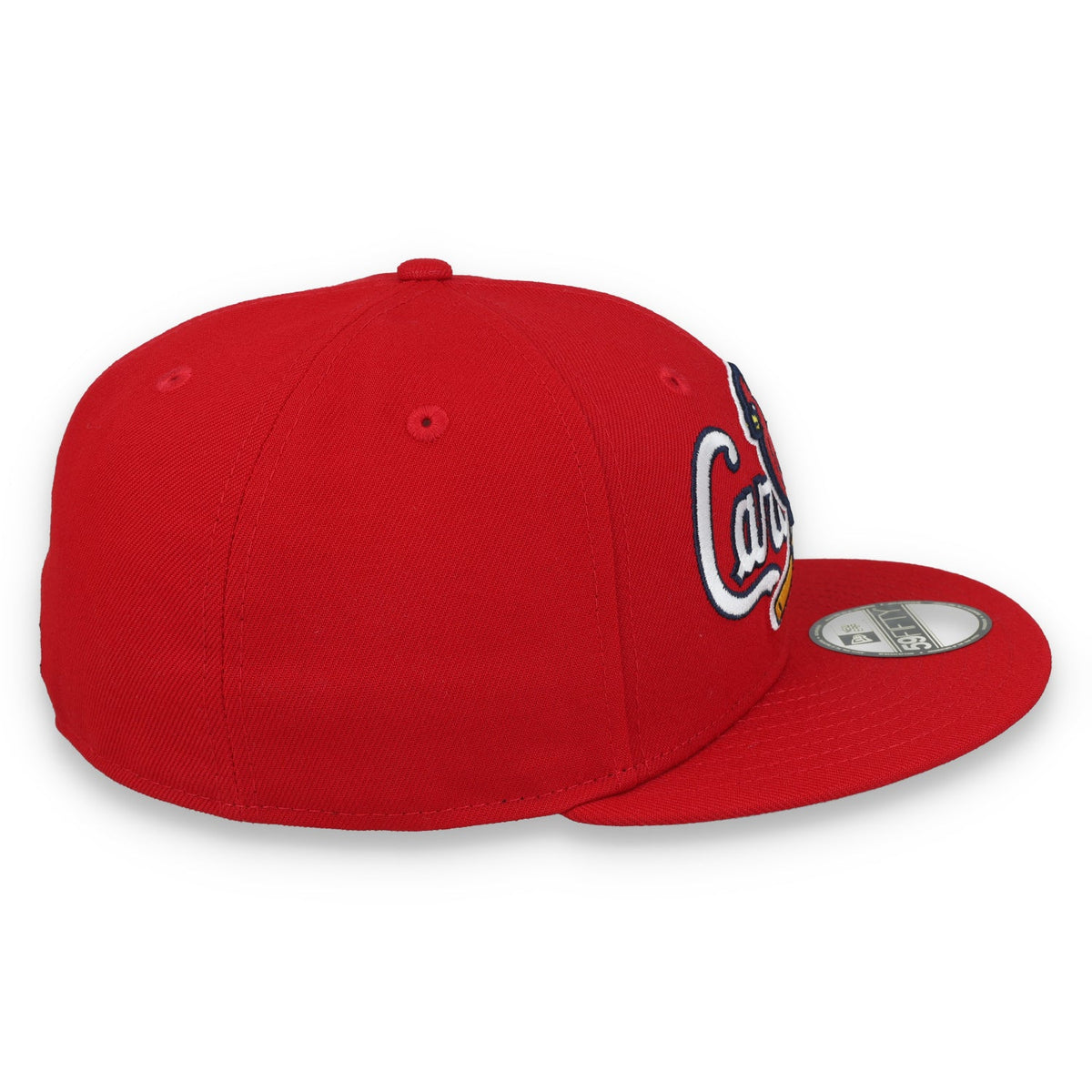 New Era St. Louis Cardinals Overlap 59FIFTY Fitted Hat-Red product image 5, provided for visual reference and product detail