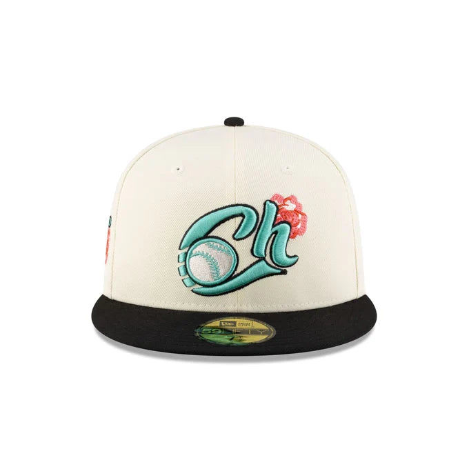 New Era Charros De Jalisco 2-Tone Rose 59FIFTY Fitted Hat product image 3, provided for visual reference and product detail