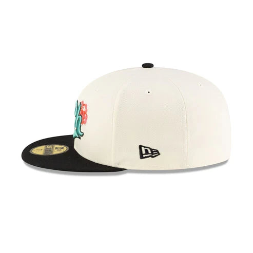 New Era Charros De Jalisco 2-Tone Rose 59FIFTY Fitted Hat product image 4, provided for visual reference and product detail