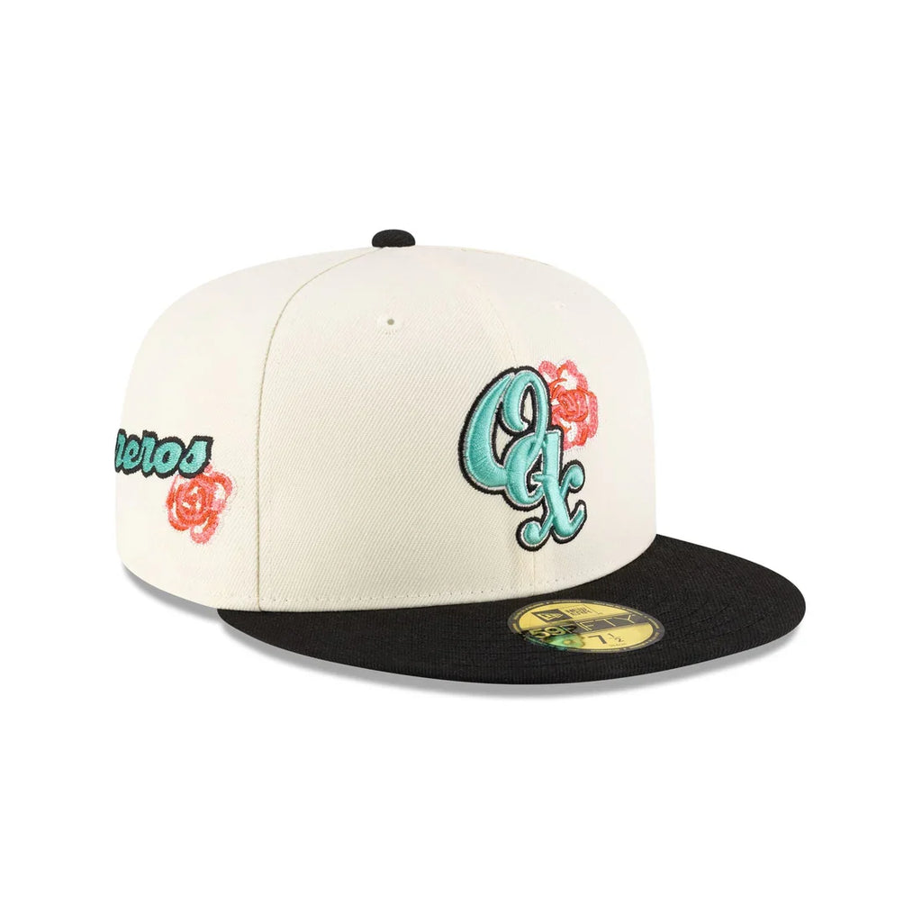 New Era Guerreros De Oaxaca 2-Tone Rose 59FIFTY Fitted Hat product image 1, provided for visual reference and product detail
