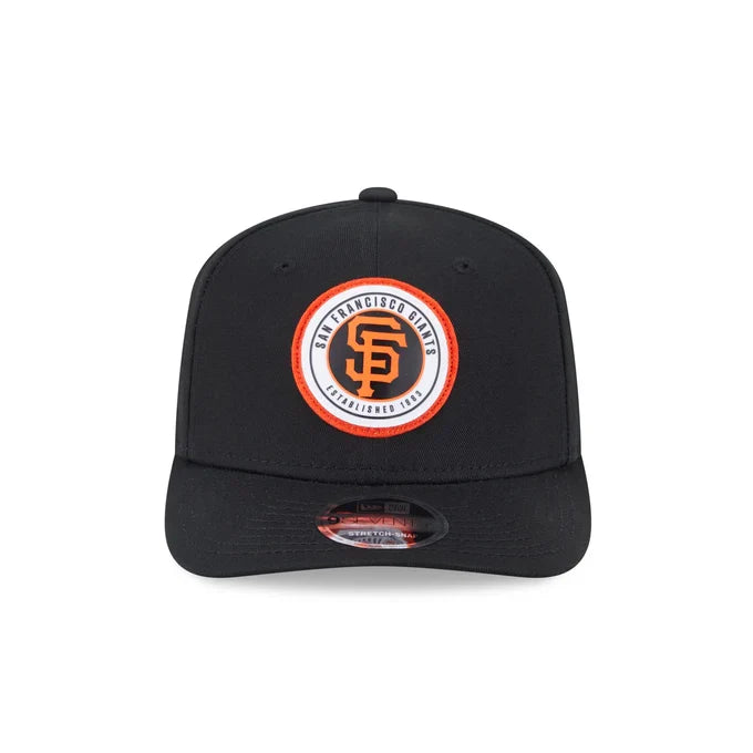 New Era San Francisco Giants Circle Patch 9SEVENTY Stretch-Snap Hat product image 3, provided for visual reference and