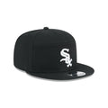 New Era Chicago White Sox Cotton Canvas 9FIFTY Split Panel Trucker Hat product image 1, provided for visual reference and