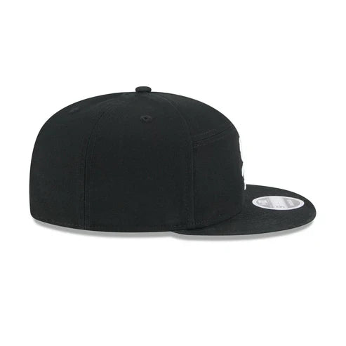 New Era Chicago White Sox Cotton Canvas 9FIFTY Split Panel Trucker Hat product image 5, provided for visual reference and