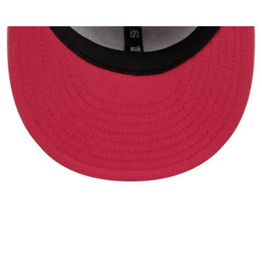 New Era Pericos De Puebla Wordmark 59FIFTY Fitted Hat-Pink product image 7, provided for visual reference and product detail