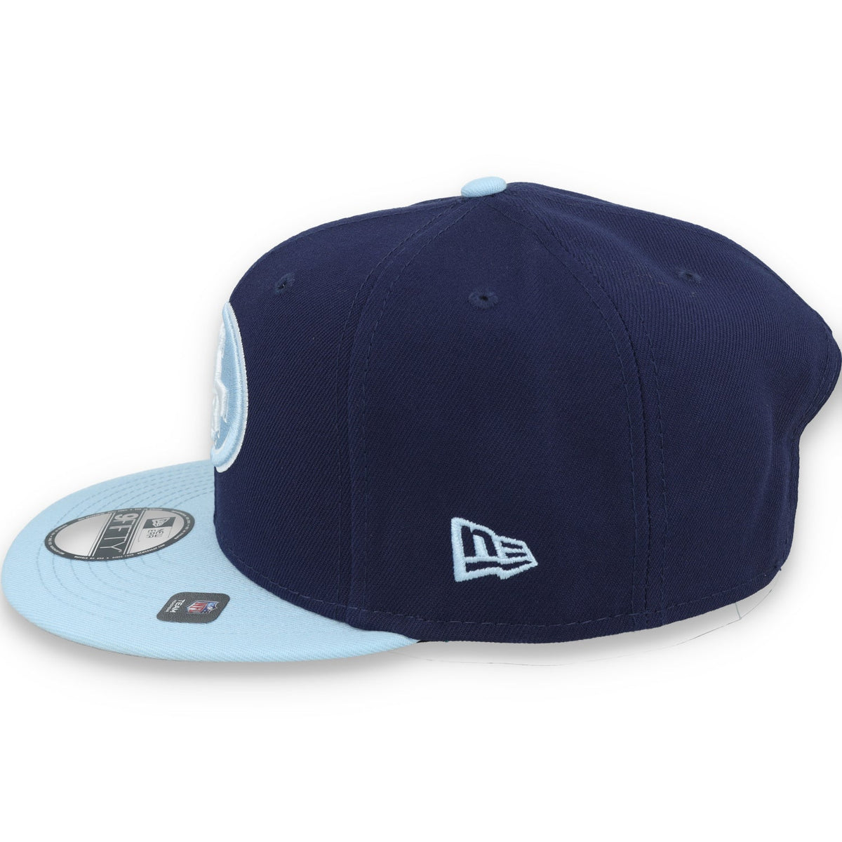 New Era San Francisco 49ers 2-Tone Color Pack 9FIFTY Snapback Hat-Navy/Light Blue product image 4, provided for visual