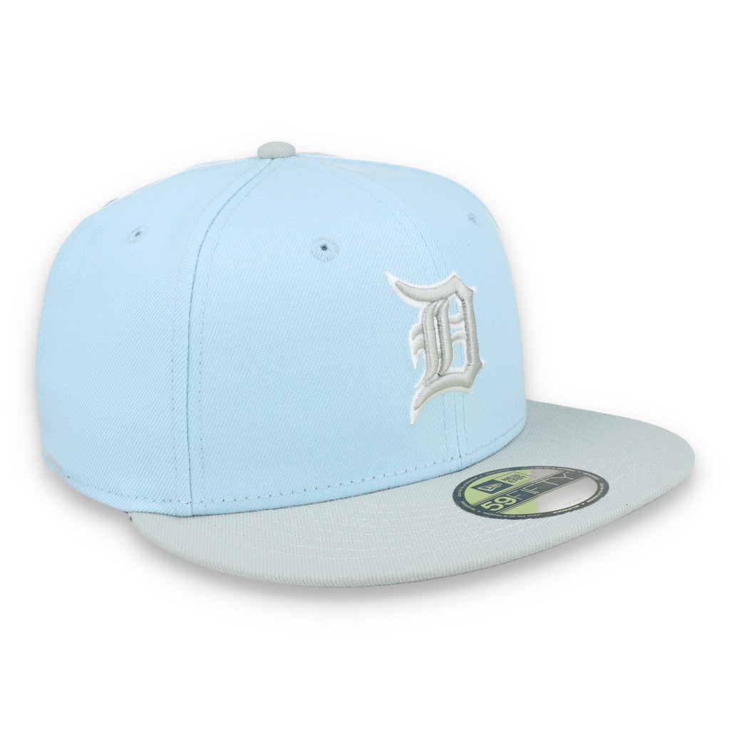 New Era Detroit Tigers 2-Tone Color Pack 59FIFTY Fitted Hat-Light Blue/Gray product image 1, provided for visual reference