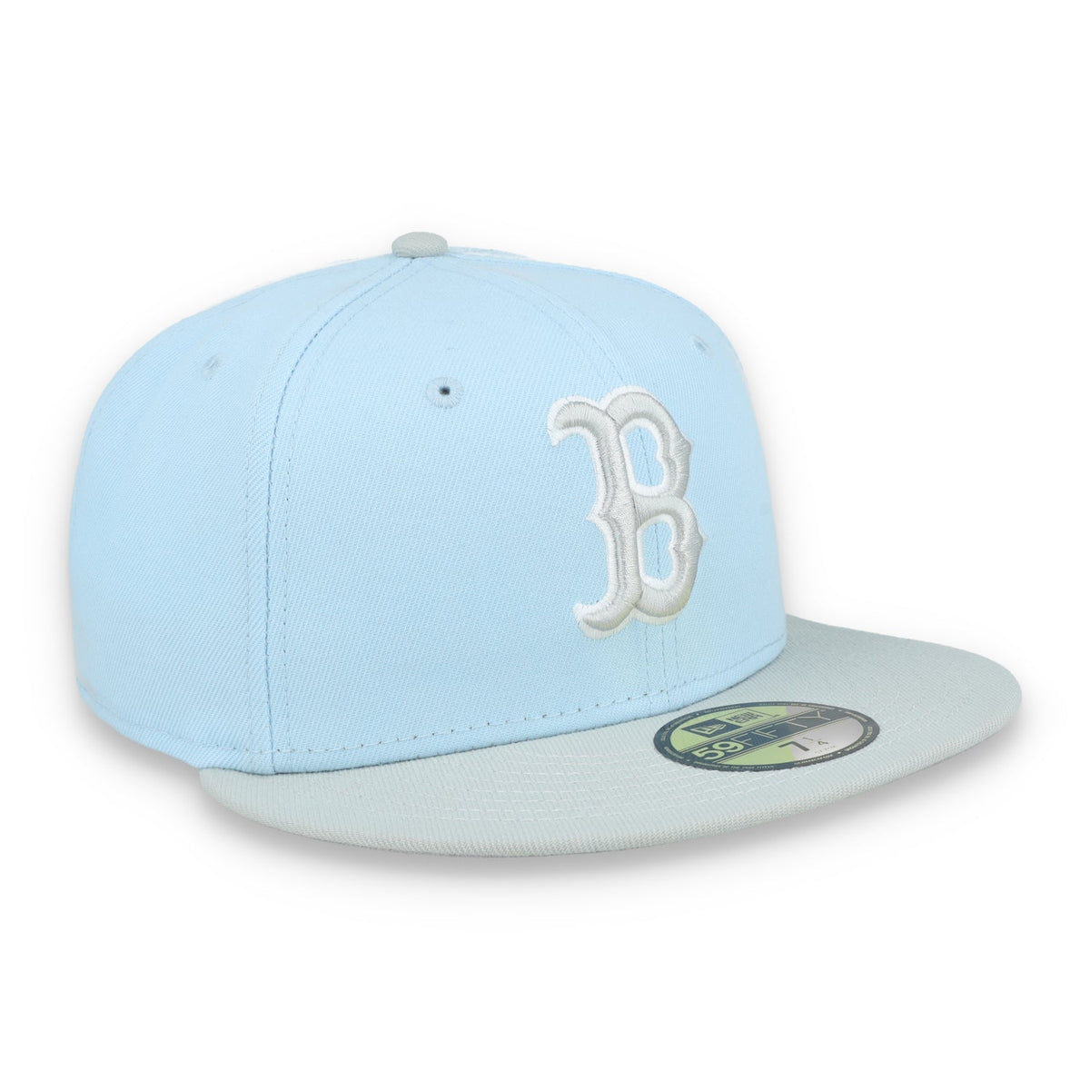New Era Boston Red Sox 2-Tone Color Pack 59FIFTY Fitted-Light Blue/Gray product image 1, provided for visual reference and