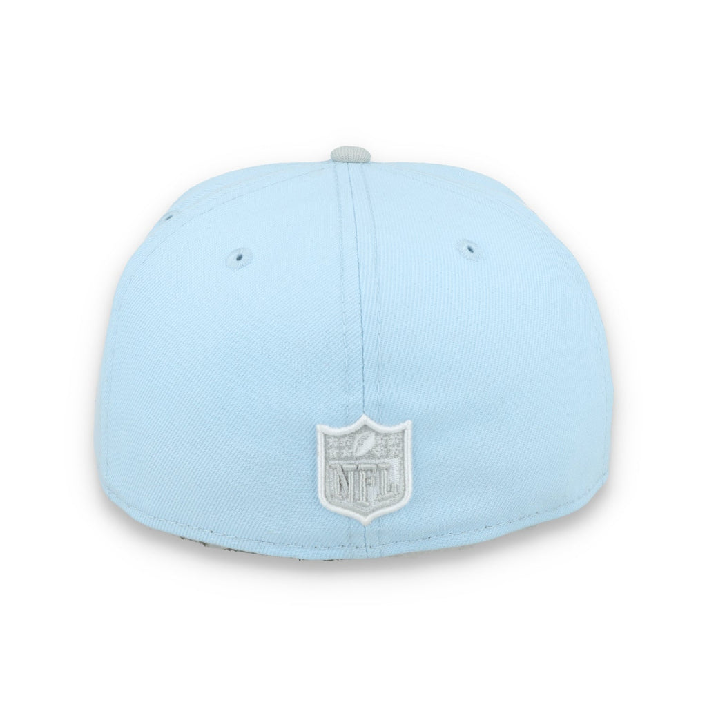 New Era San Francisco 49ers 2-Tone Color Pack 59FIFTY Fitted Hat-Light Blue/Gray product image 5, provided for visual