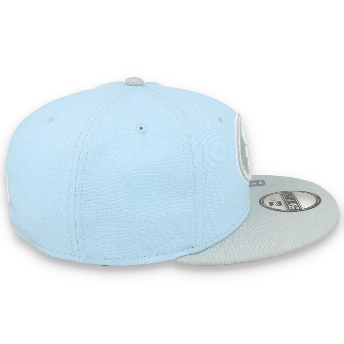 New Era San Francisco 49ers 2-Tone Color Pack 59FIFTY Fitted Hat-Light Blue/Gray product image 6, provided for visual