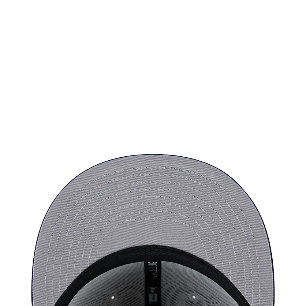 New Era Los Angeles Dodgers 2-Tone Color Pack 59FIFTY Fitted Hat-Gray/Navy product image 4, provided for visual reference
