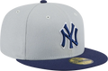 New Era New York Yankees 2-Tone Color Pack 59FIFTY Fitted Hat-Gray/Navy product image 1, provided for visual reference and