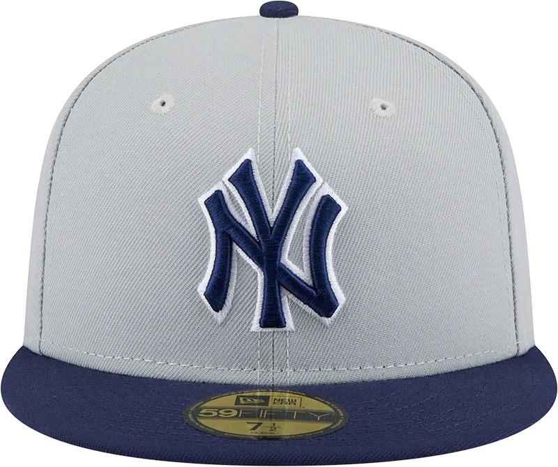 New Era New York Yankees 2-Tone Color Pack 59FIFTY Fitted Hat-Gray/Navy product image 3, provided for visual reference and
