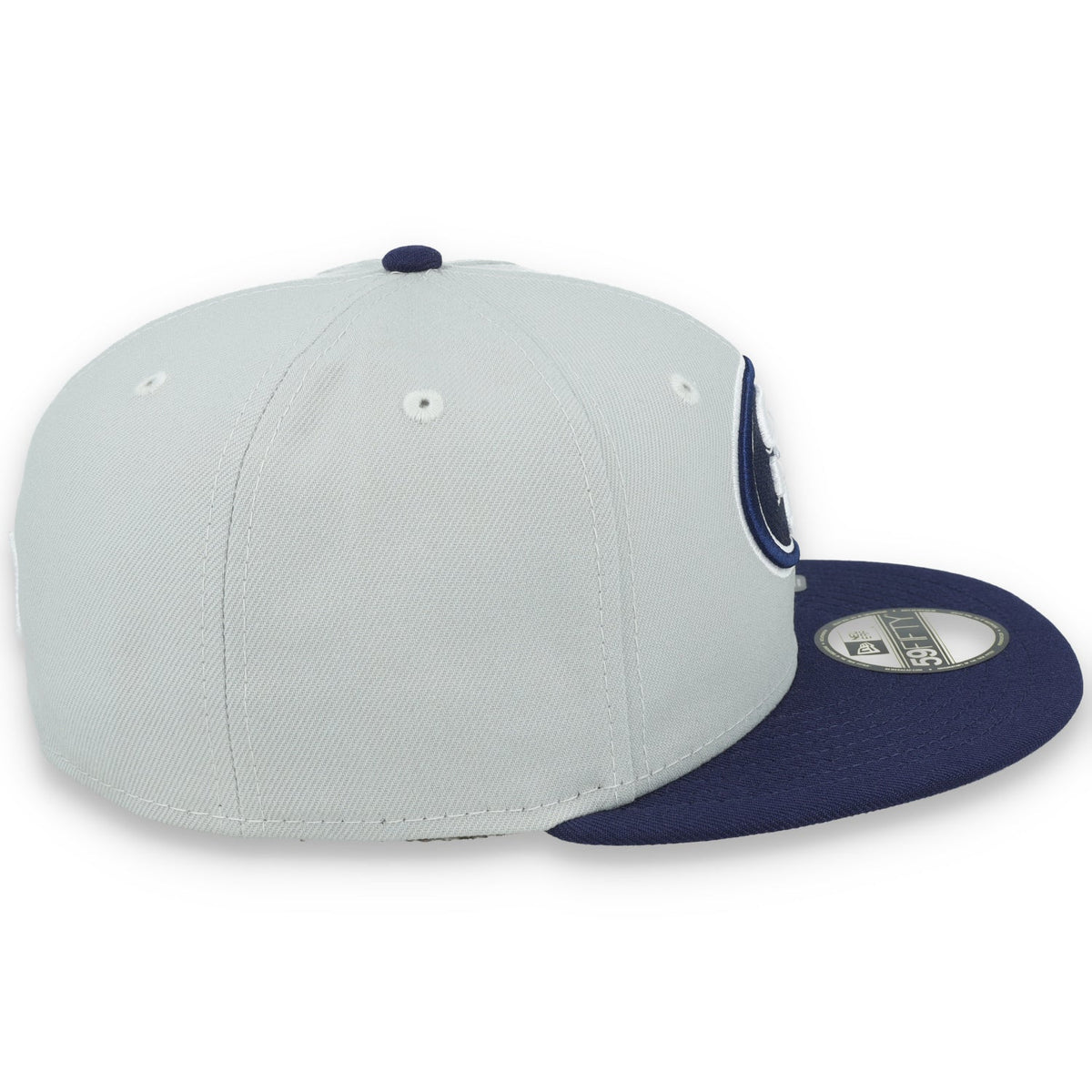 New Era San Francisco 49ers 2-Tone Color Pack 59FIFTY Fitted Hat-Gray/Navy product image 5, provided for visual reference