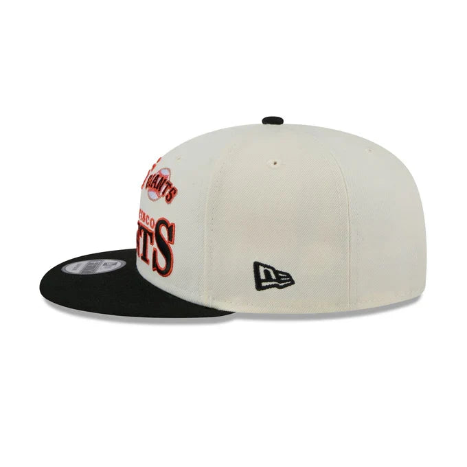 New Era San Francisco Giants Multi Logo Archive 9FIFTY Snapback Hat - Cream product image 5, provided for visual reference