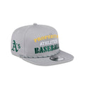 New Era Oakland Athletics Vintage Gray Rope Golfer Snapback Hat-Gray product image 1, provided for visual reference and