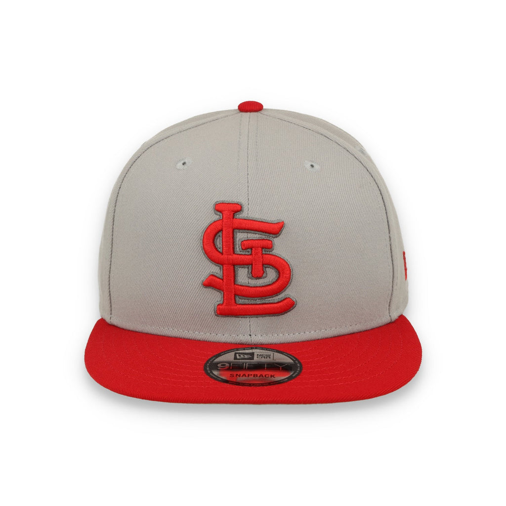 New Era St. Louis Cardinals 2-Tone 9FIFTY Snapback Hat-Grey/Red product image 3, provided for visual reference and product