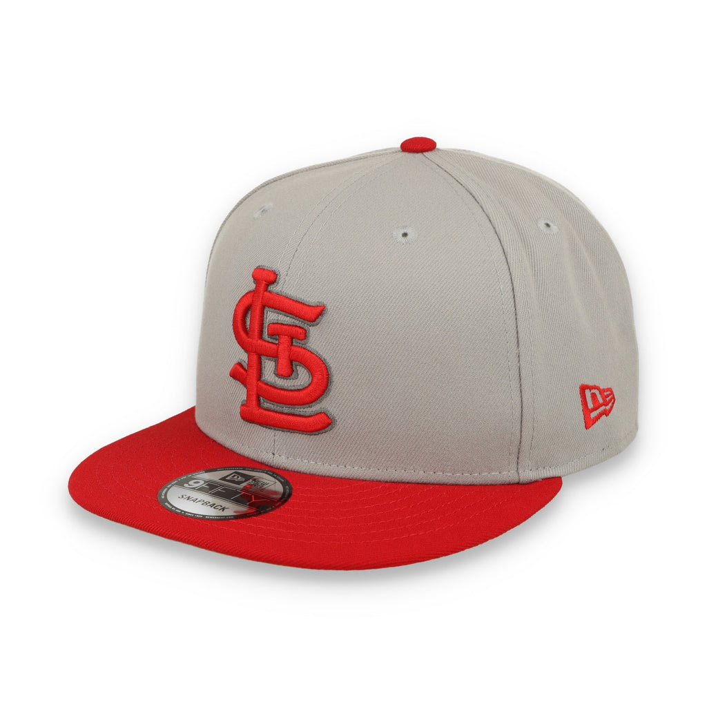 New Era St. Louis Cardinals 2-Tone 9FIFTY Snapback Hat-Grey/Red product image 2, provided for visual reference and product