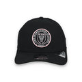 New Era Inter Miami CF 9SEVENTY Stretch-Snap Trucker Hat product image 1, provided for visual reference and product detail