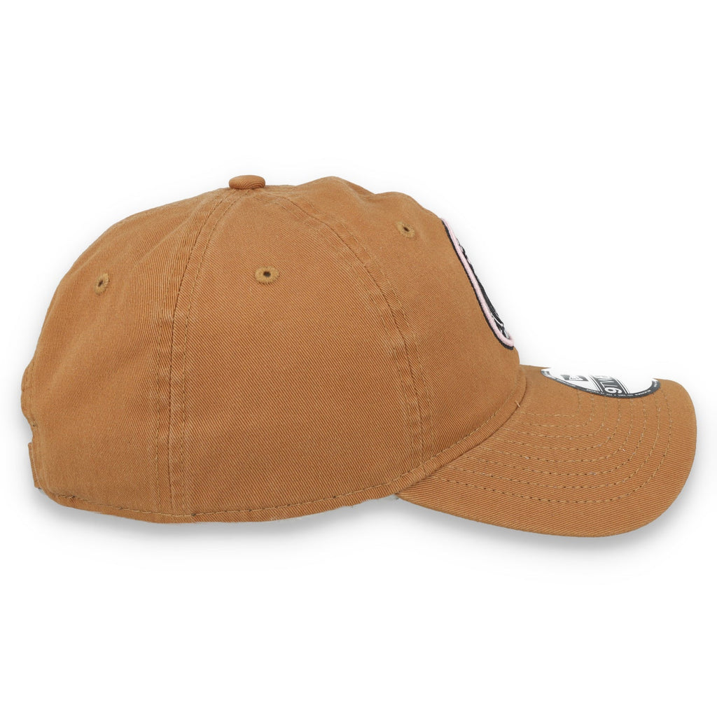 New Era Inter Miami Crest 9TWENTY Adjustable Hat-Khaki product image 5, provided for visual reference and product detail
