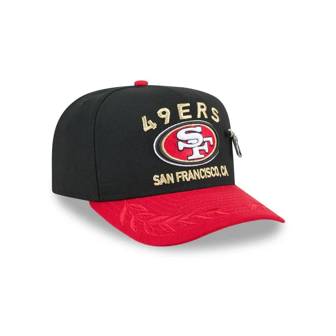 New Era San Francisco 49ers 2025 NFL Draft A-Frame 59FIFTY Fitted Hat product image 2, provided for visual reference and