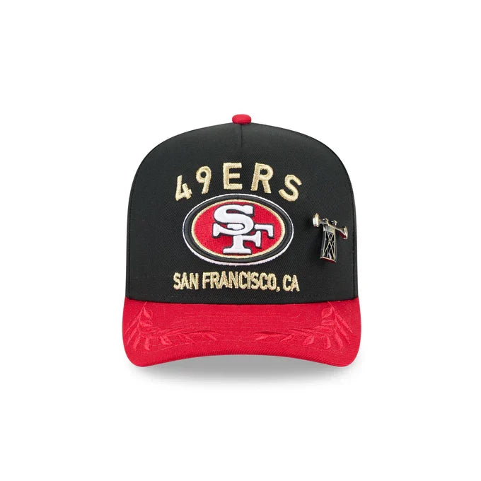New Era San Francisco 49ers 2025 NFL Draft A-Frame 59FIFTY Fitted Hat product image 3, provided for visual reference and