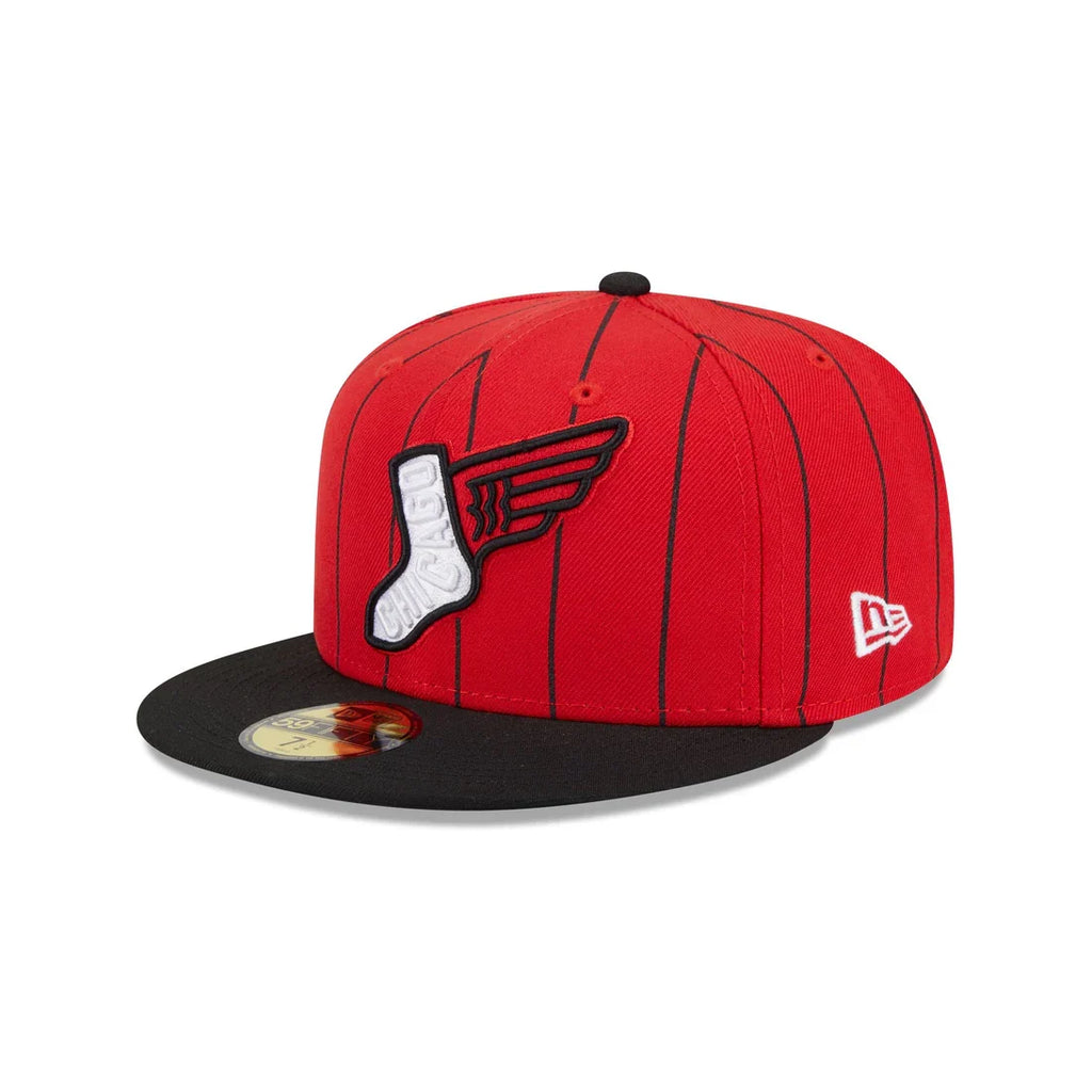 New Era Chicago White Sox City Connect 59FIFTY Fitted Hat-Red product image 2, provided for visual reference and product