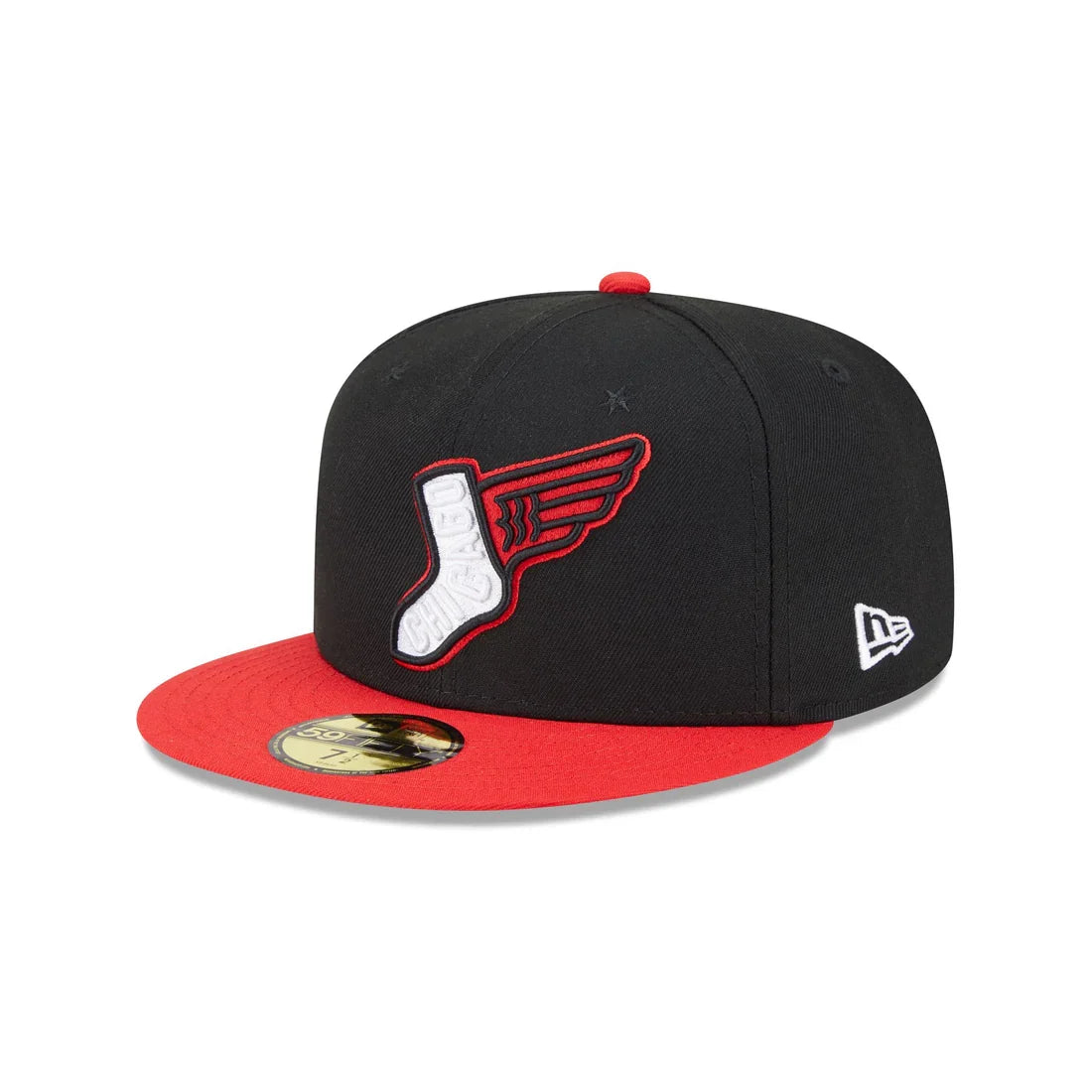 New Era Chicago White Sox Alternative City Connect 59FIFTY Fitted Hat- Black product image 2, provided for visual reference