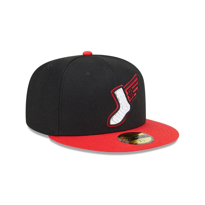 New Era Chicago White Sox Alternative City Connect 59FIFTY Fitted Hat- Black product image 1, provided for visual reference